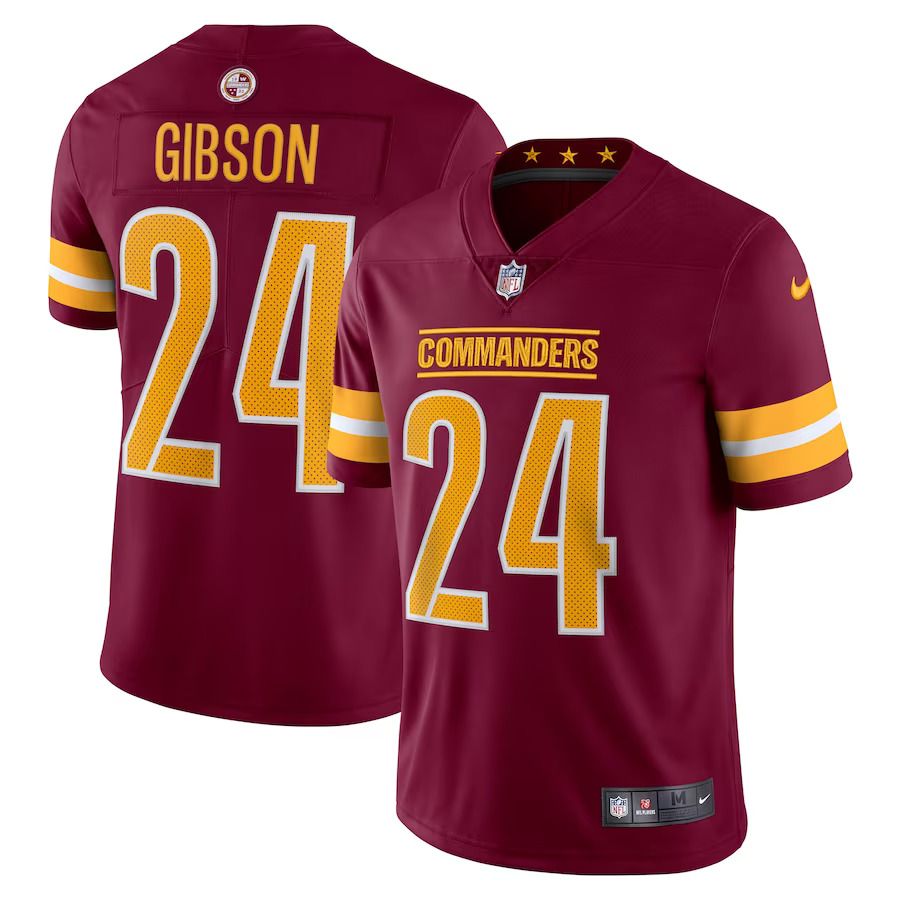 Men Washington Commanders #24 Antonio Gibson Nike Burgundy Vapor Limited NFL Jersey->washington commanders->NFL Jersey